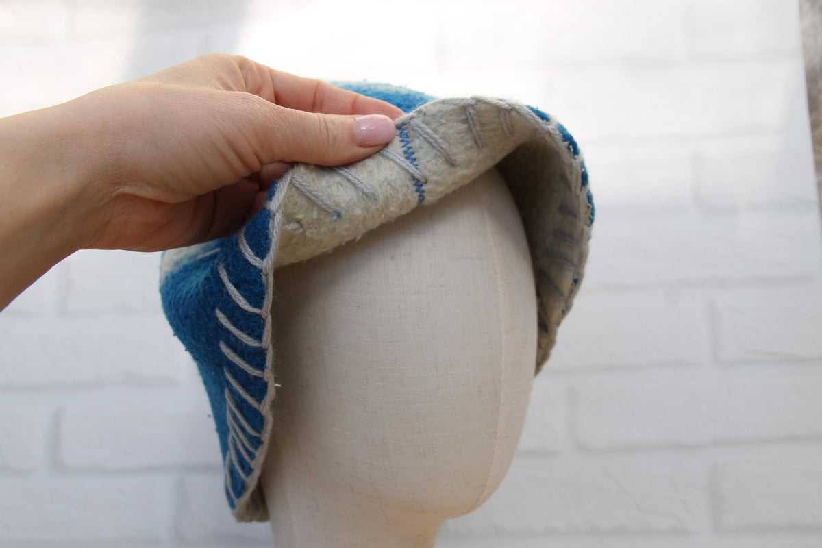 Elevate Your Sauna Ritual , Upcycled Wool Sauna Hat