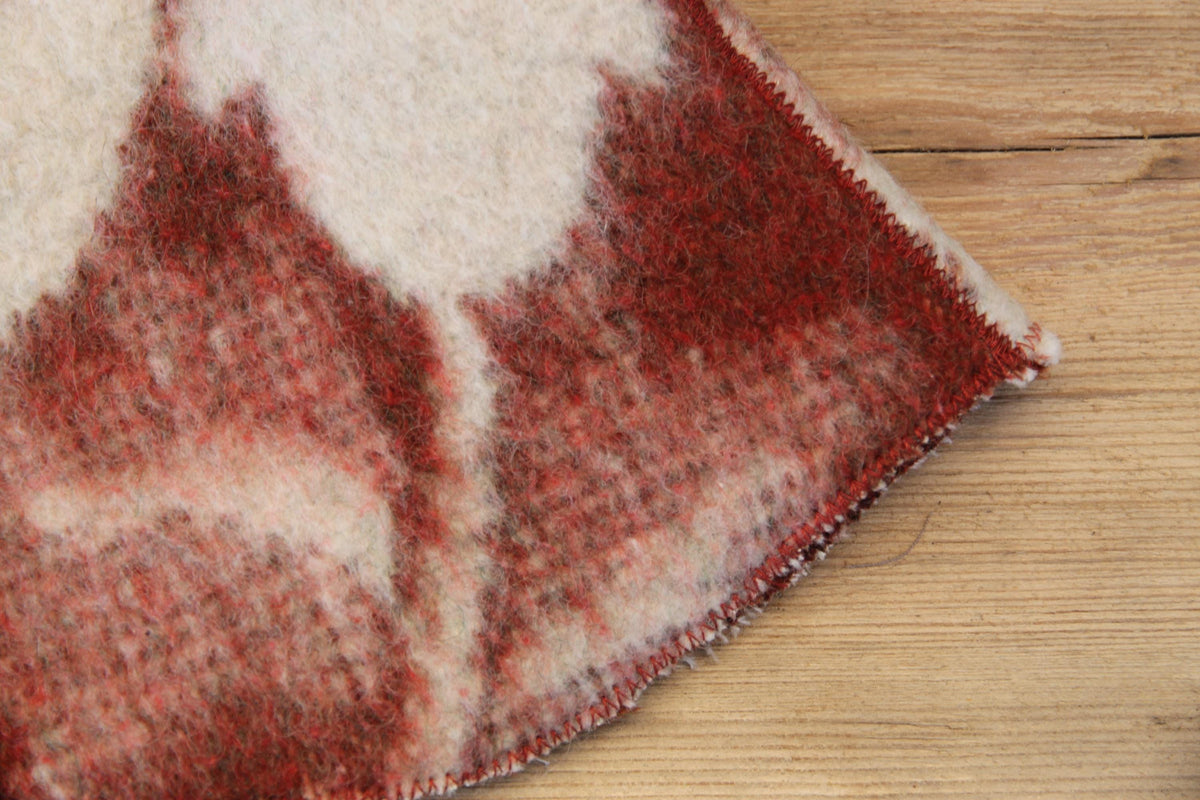 Upcycled Wool Sauna Hat – Traditional Banya Cap, Reclaimed Blanket Spa Accessory