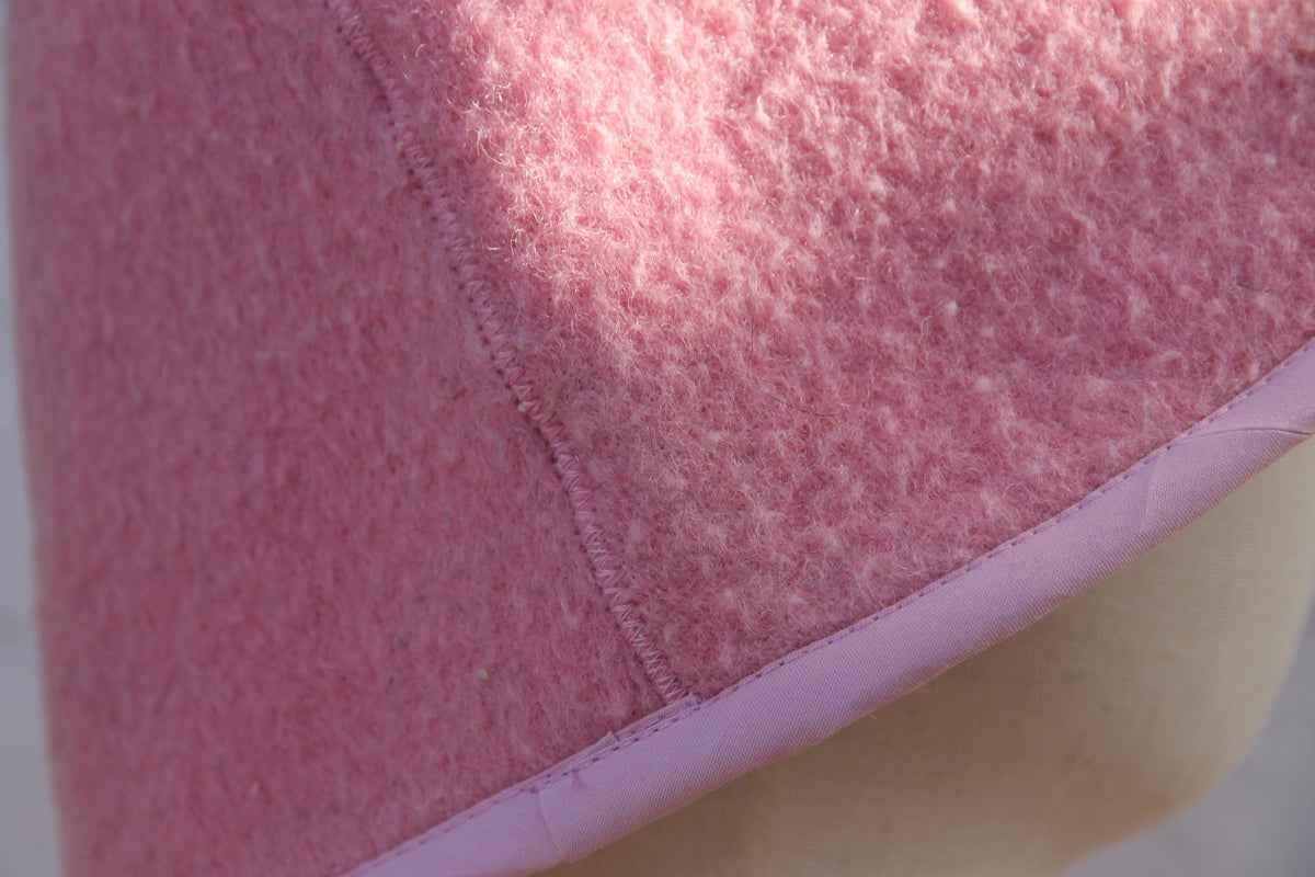 Elevate Your Spa Ritual: Dusty Rose Felt Sauna Set