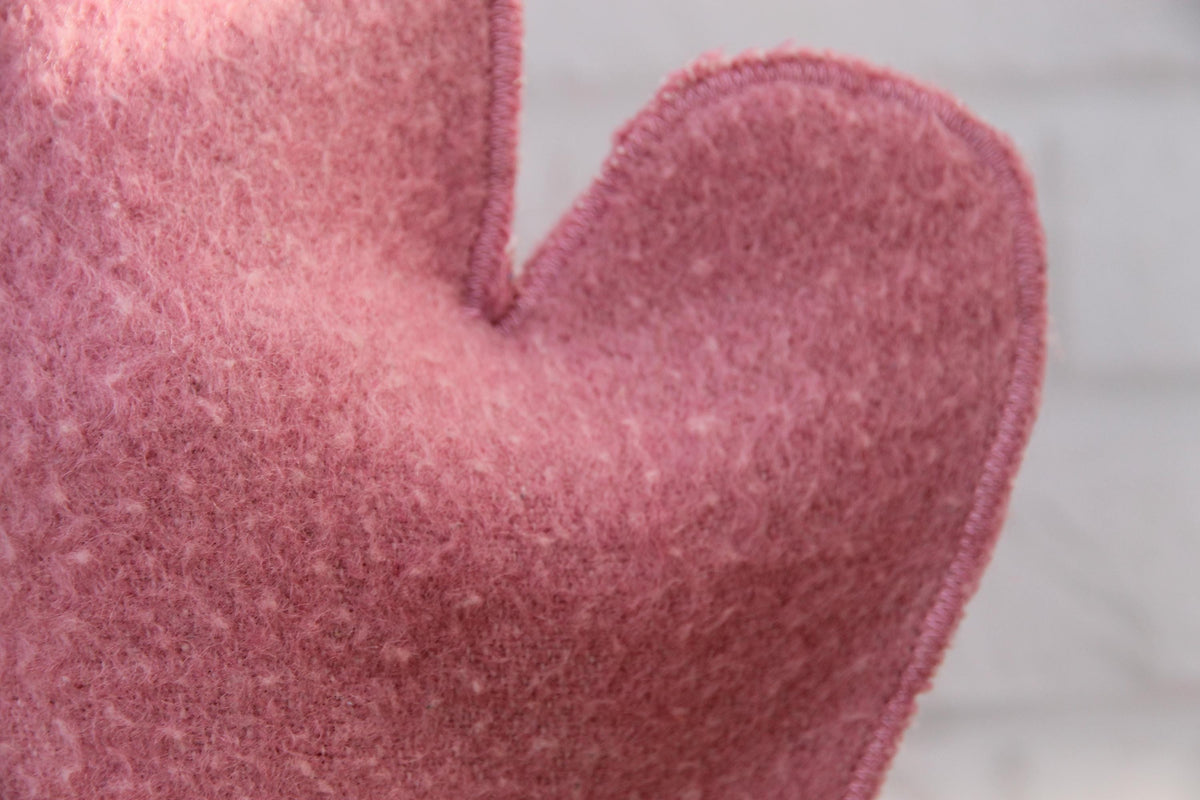 Elevate Your Spa Ritual: Dusty Rose Felt Sauna Set
