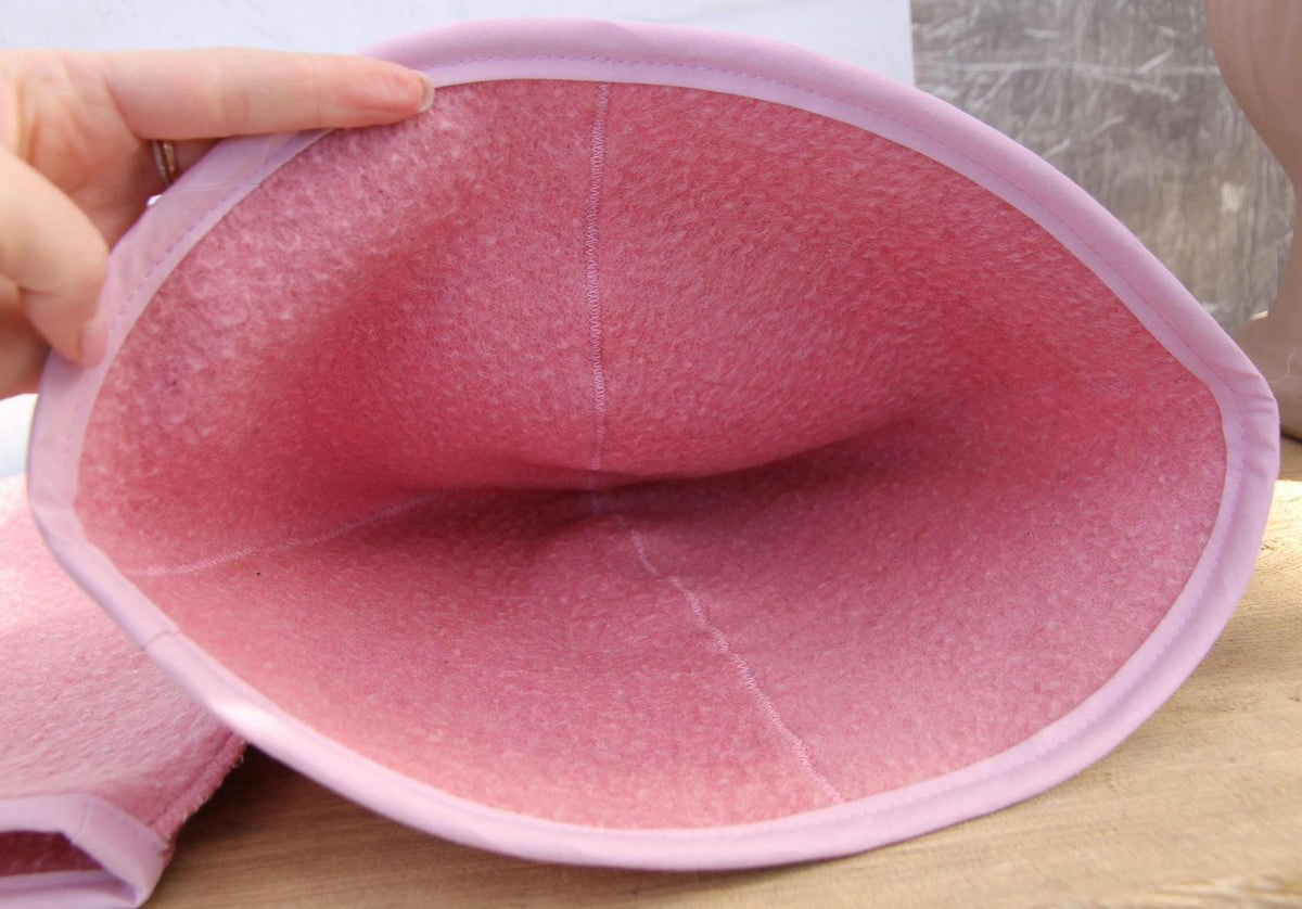 Elevate Your Spa Ritual: Dusty Rose Felt Sauna Set