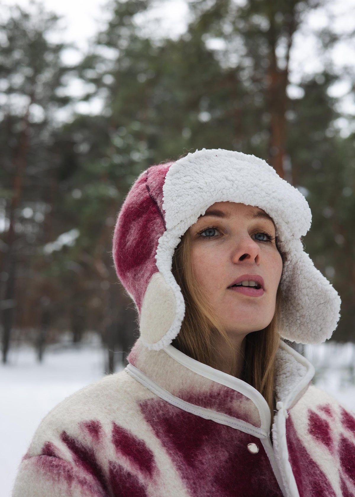 Unique One-of-a-Kind M Blanket Jacket & Hat Set - Cozy Warm