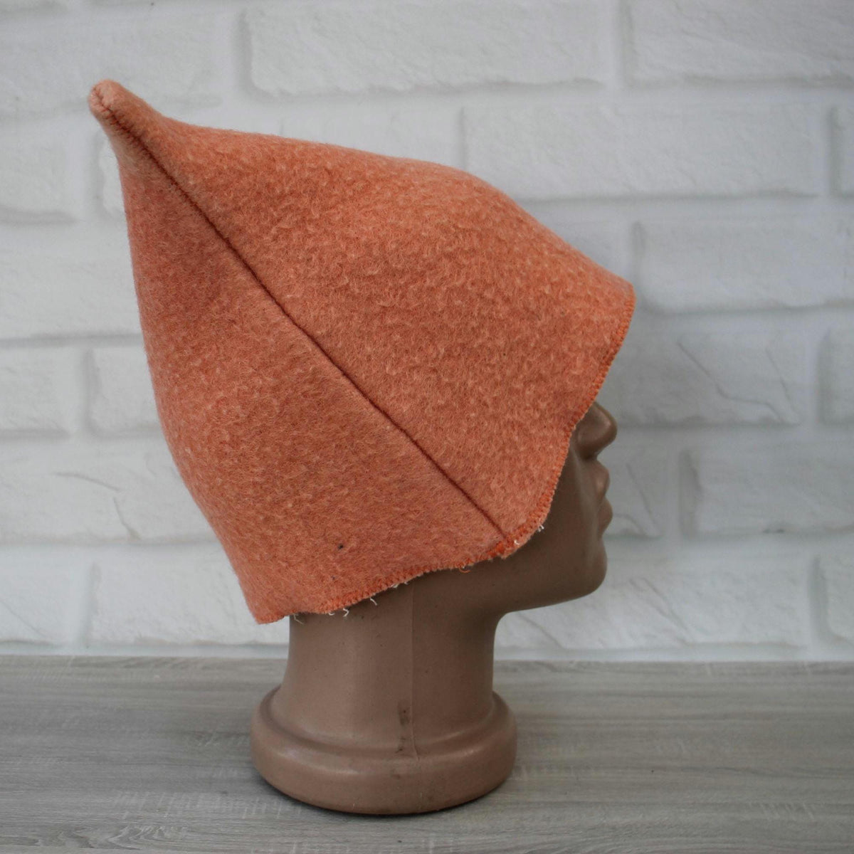 Cozy Upcycled Wool Sauna Hat for Kids (Ages 5-9)