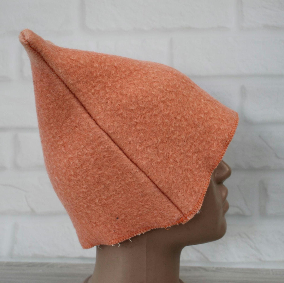Cozy Upcycled Wool Sauna Hat for Kids (Ages 5-9)
