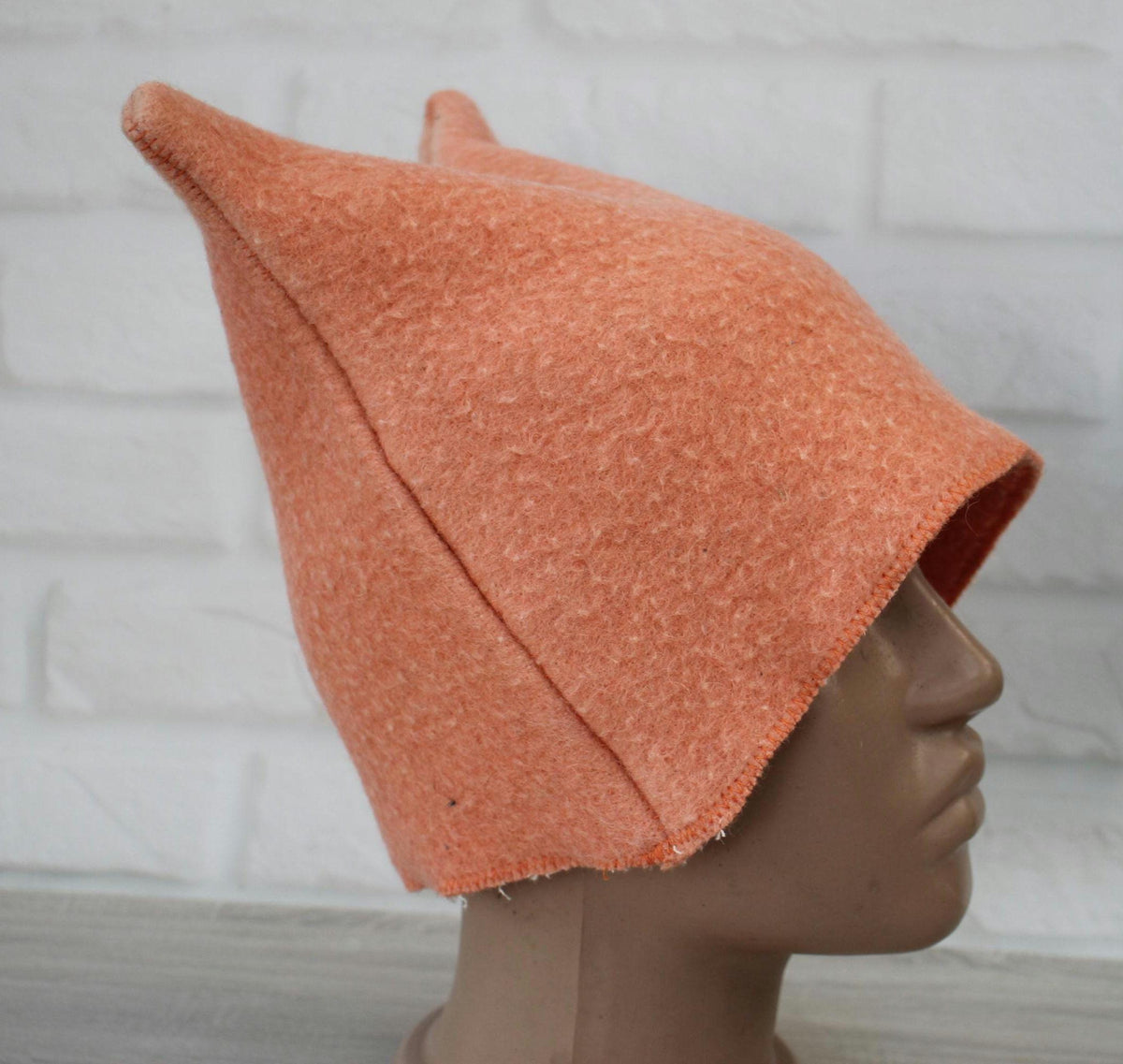 Cozy Upcycled Wool Sauna Hat for Kids (Ages 5-9)