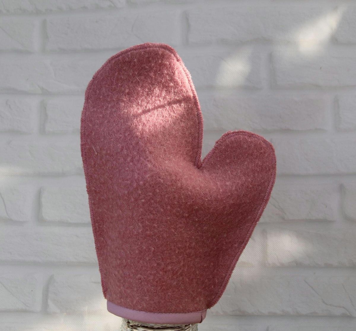 Elevate Your Spa Ritual: Dusty Rose Felt Sauna Set