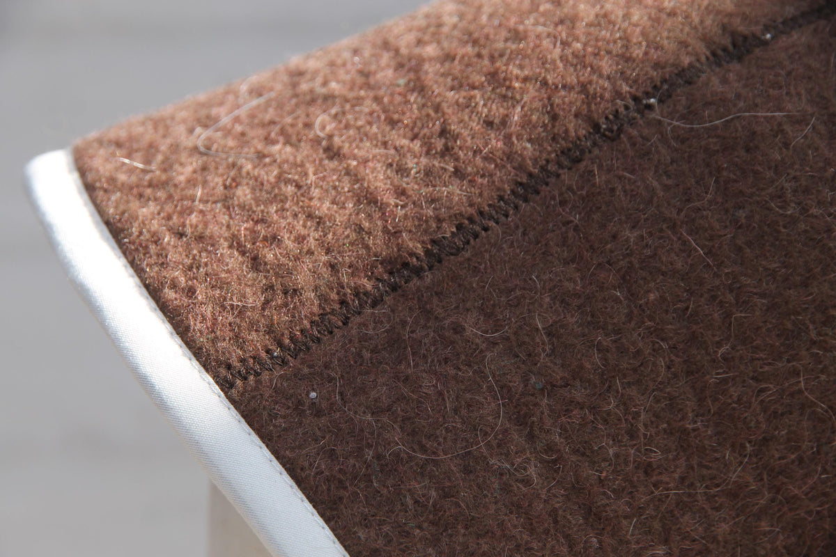 Dark Brown Felted Wool Sauna Hat – Traditional Banya Bath Accessory