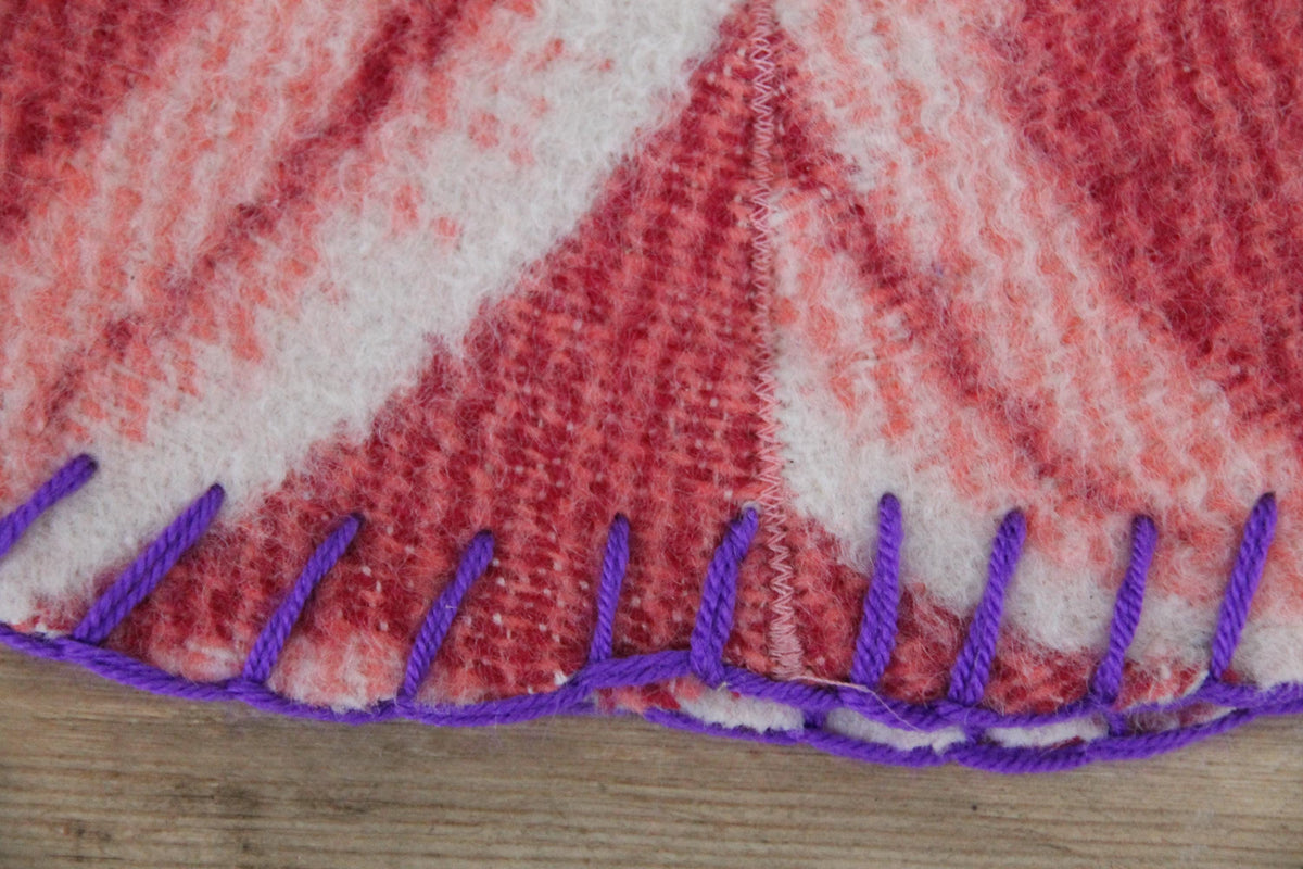 Upcycled Wool Sauna Hat , Reclaimed Vintage Wool Blanket , Eco-Friendly Spa Accessory