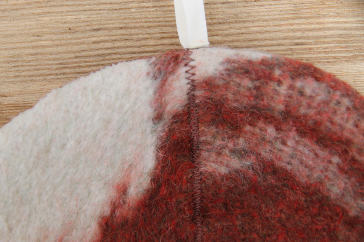 Upcycled Wool Sauna Hat, Vintage Blanket Banya Cap, Eco-Friendly Spa Accessory