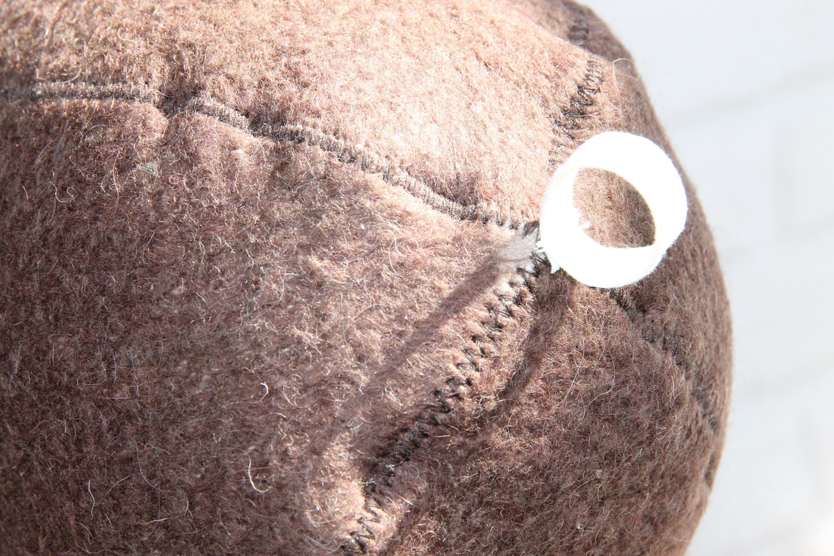 Dark Brown Felted Wool Sauna Hat – Traditional Banya Bath Accessory
