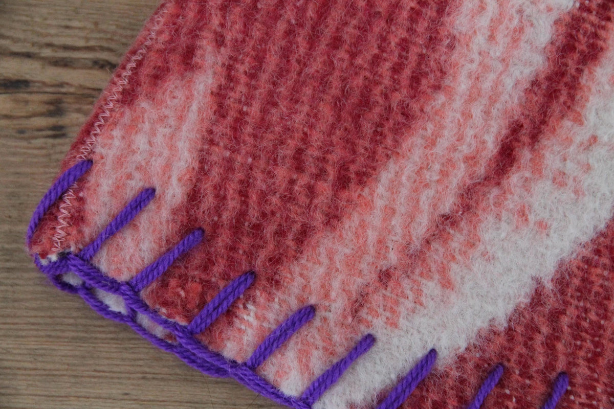 Upcycled Wool Sauna Hat , Reclaimed Vintage Wool Blanket , Eco-Friendly Spa Accessory