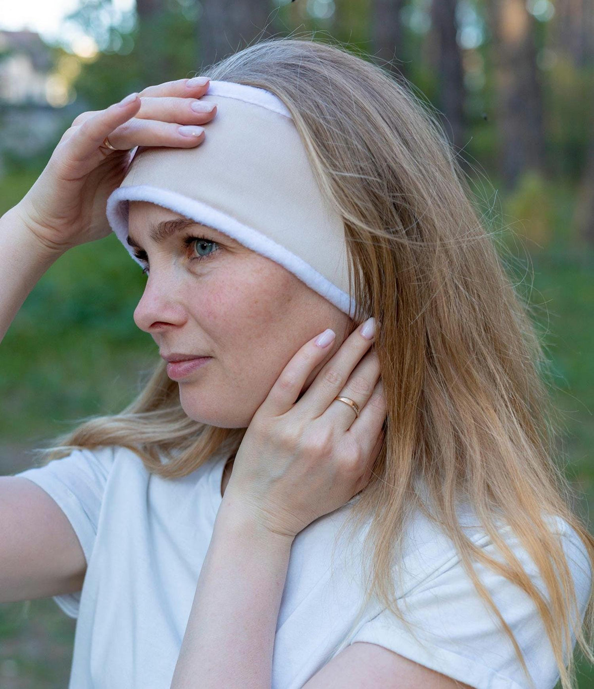 Adjustable Spa Headband, Soft Skincare Makeup Headwrap, Velcro Closure, 3 Colors