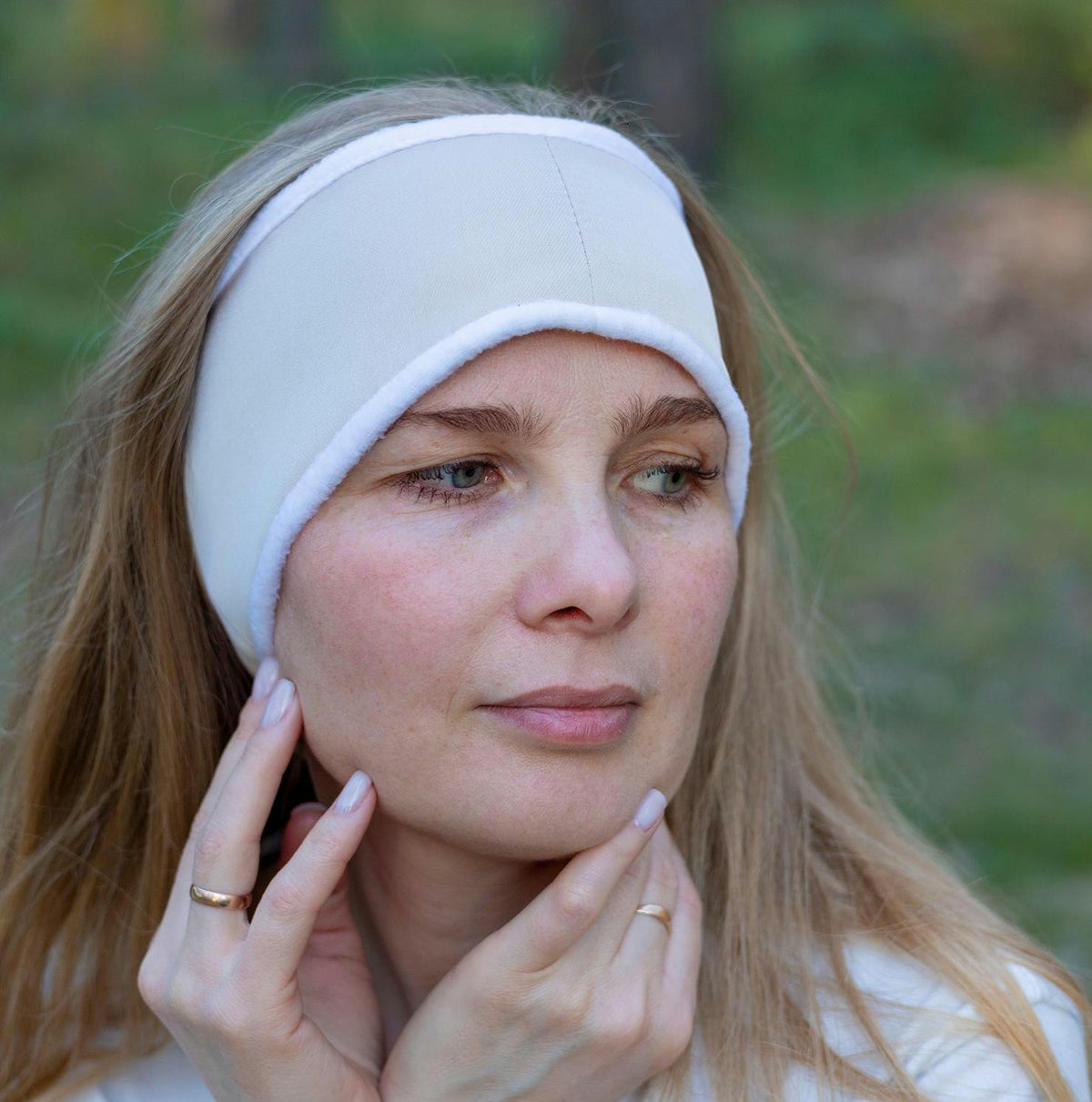 Adjustable Spa Headband, Soft Skincare Makeup Headwrap, Velcro Closure, 3 Colors