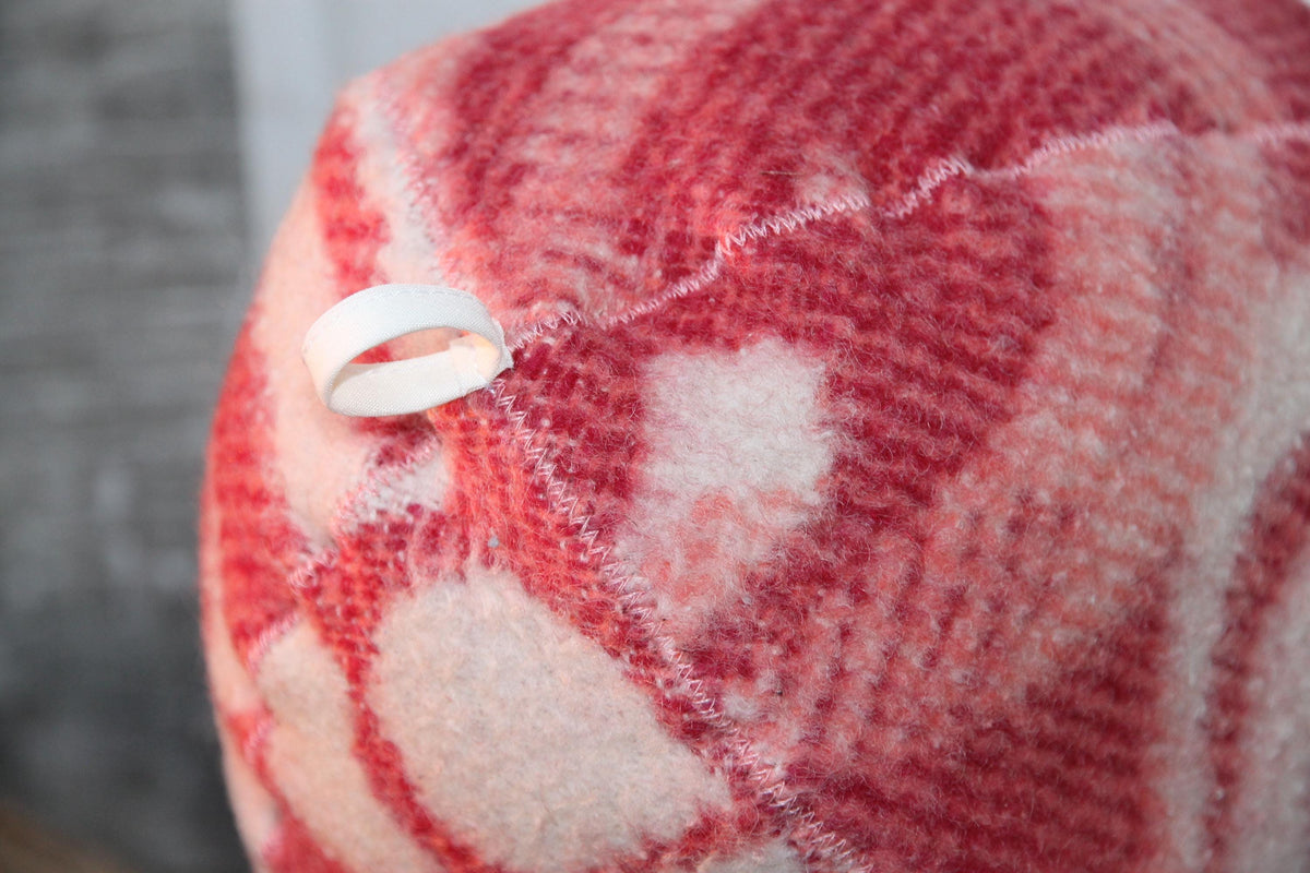Upcycled Wool Sauna Hat, Banya Cap, Reversible Bath Headwear, Sustainable Spa Accessory