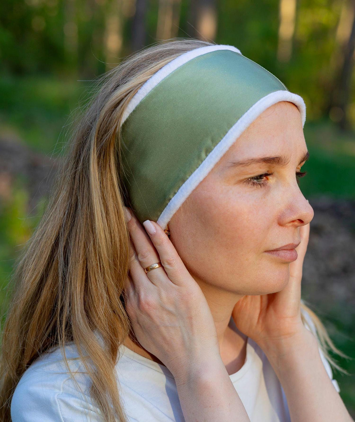 Adjustable Spa Headband, Soft Skincare Makeup Headwrap, Velcro Closure, 3 Colors