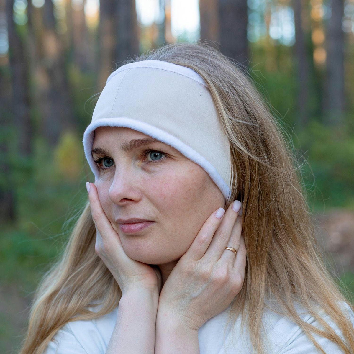 Adjustable Spa Headband, Soft Skincare Makeup Headwrap, Velcro Closure, 3 Colors