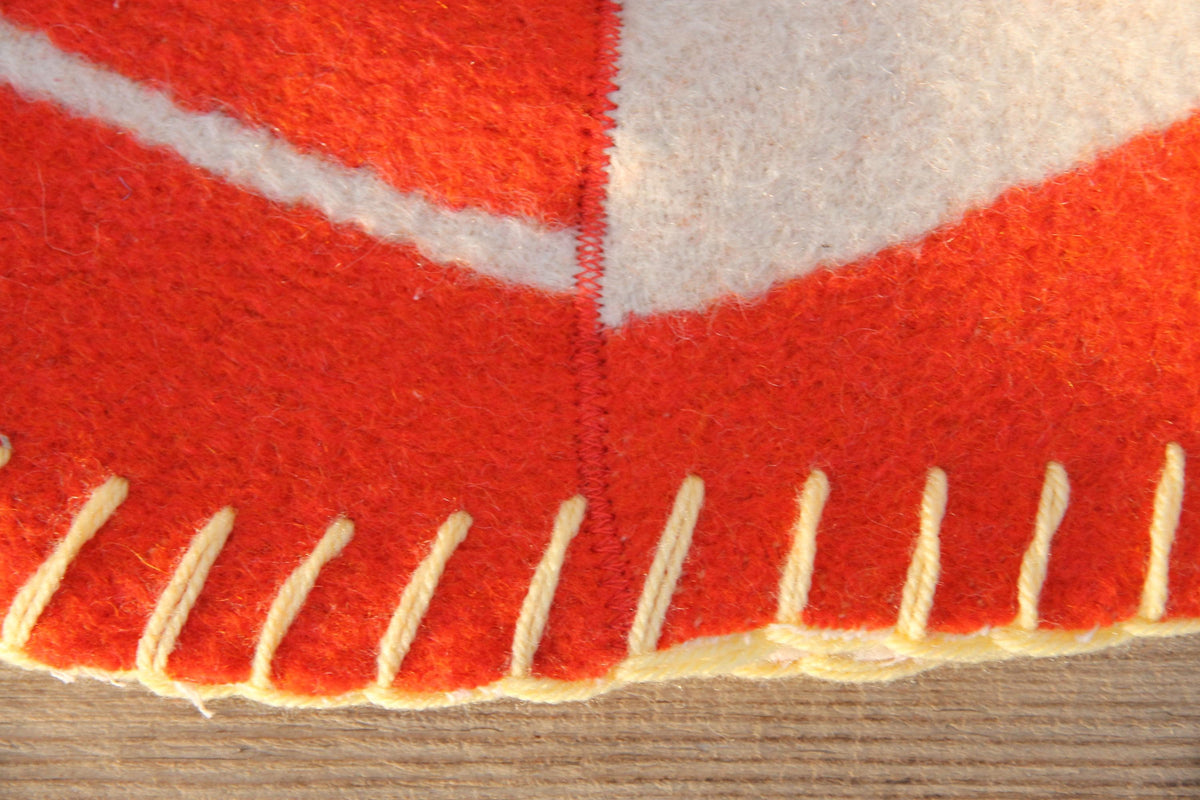 Reversible Upcycled Wool Blanket Sauna Hat, Handmade Banya Cap, Heat Protection, Eco-Friendly Spa