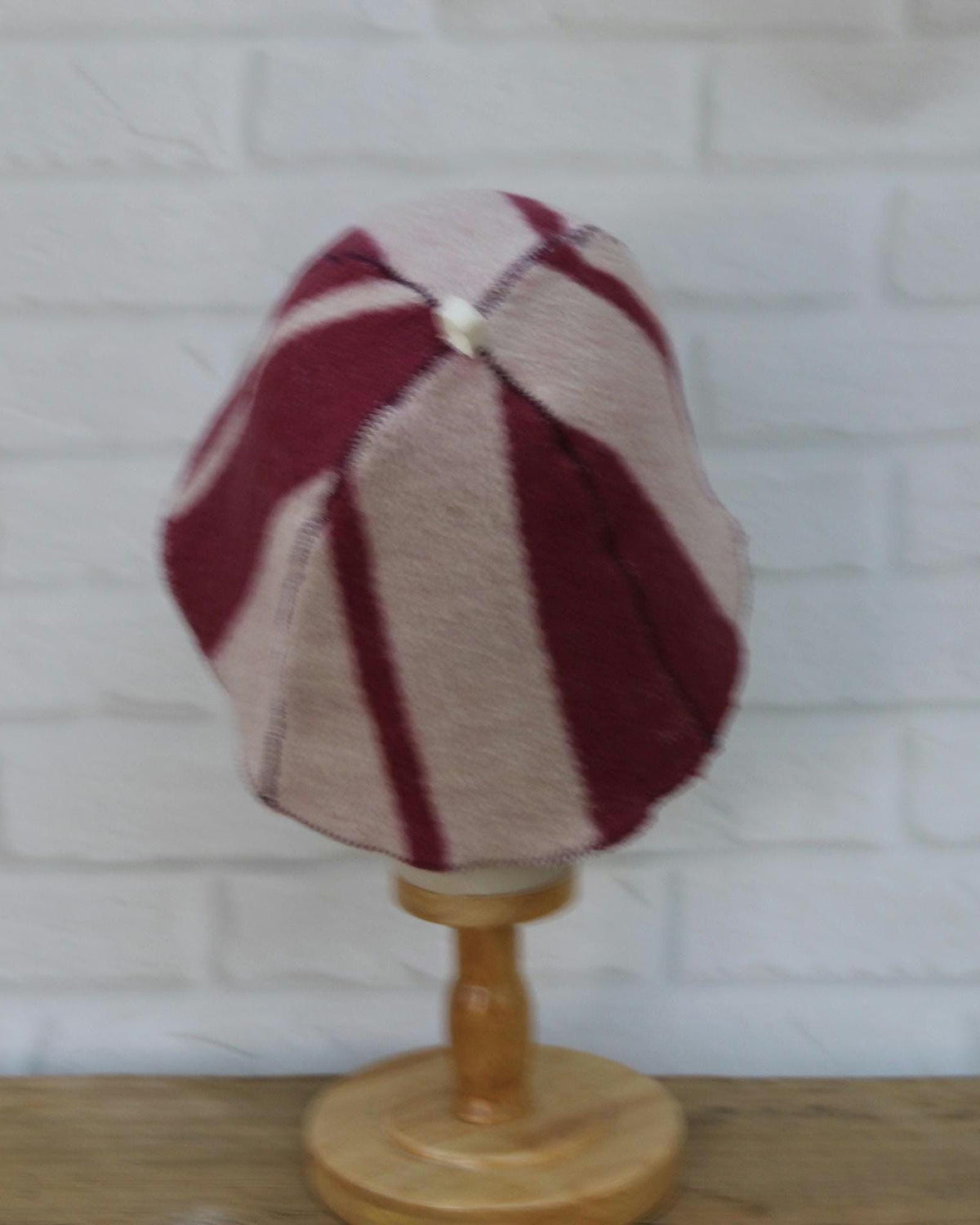 Upcycled Wool Sauna Hat , Eco-Friendly Banya Spa Cap