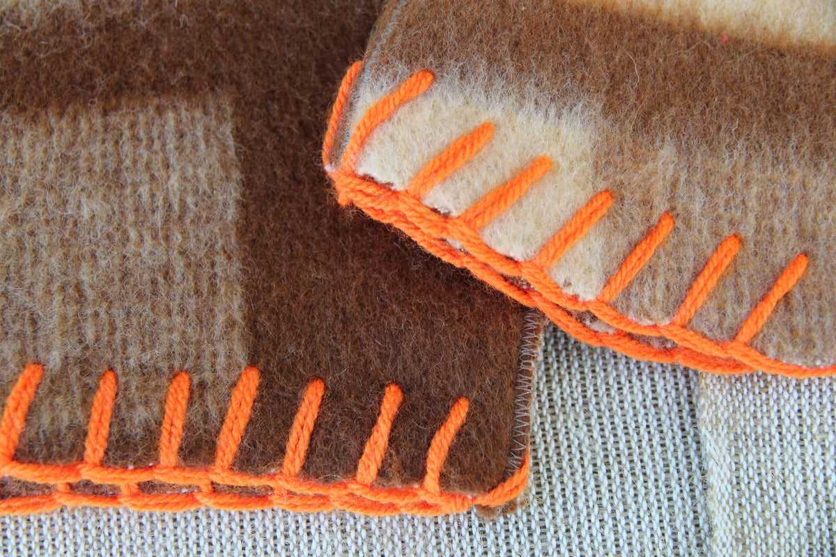 Upcycled Wool Sauna Hat and Mitten Set, Vintage Blanket Banya Accessories