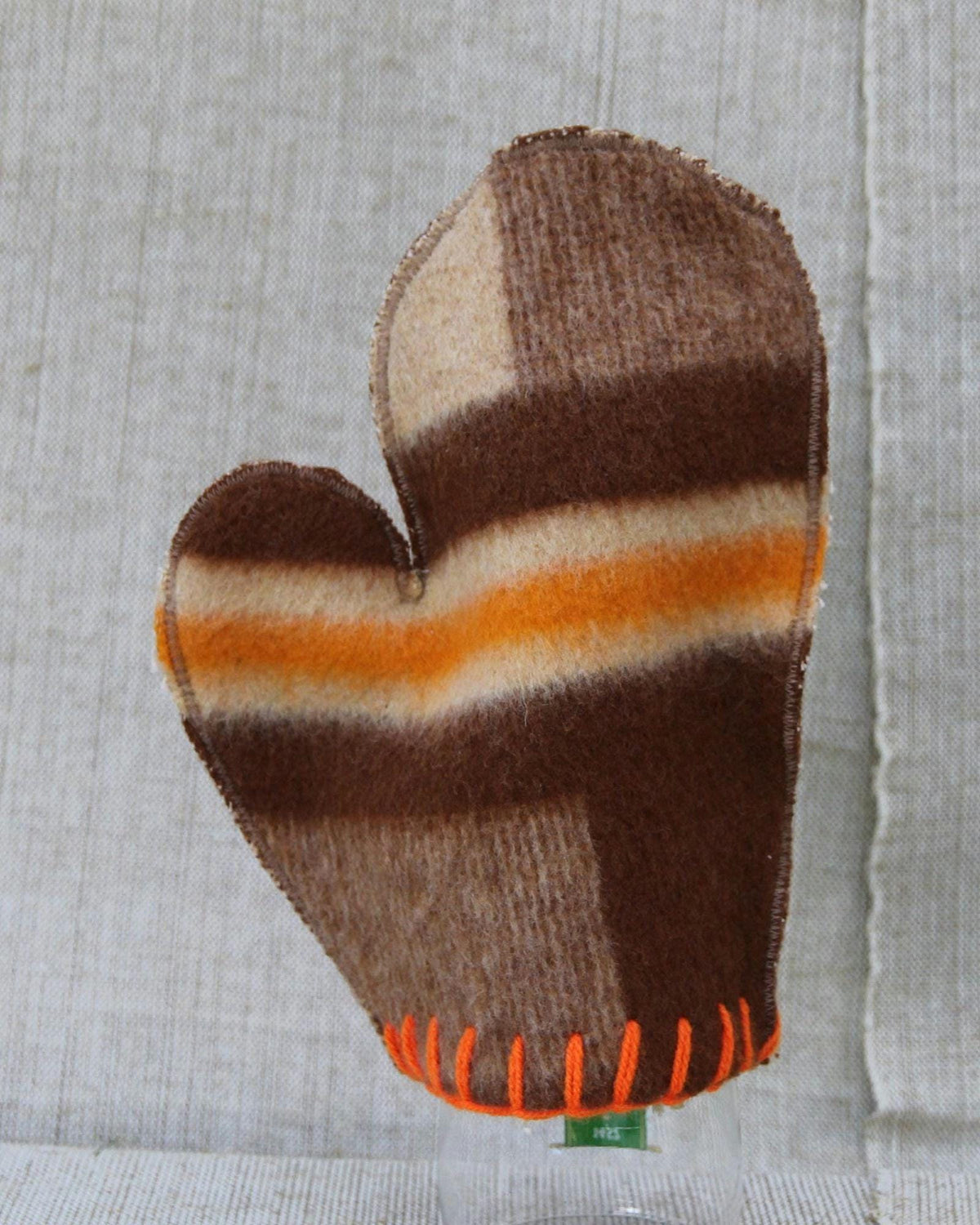 Upcycled Wool Sauna Hat and Mitten Set, Vintage Blanket Banya Accessories