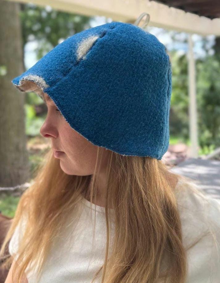 Sauna Hat Sewing Pattern PDF, 3 Styles, Video Tutorial (Digital Download, Instant Download)