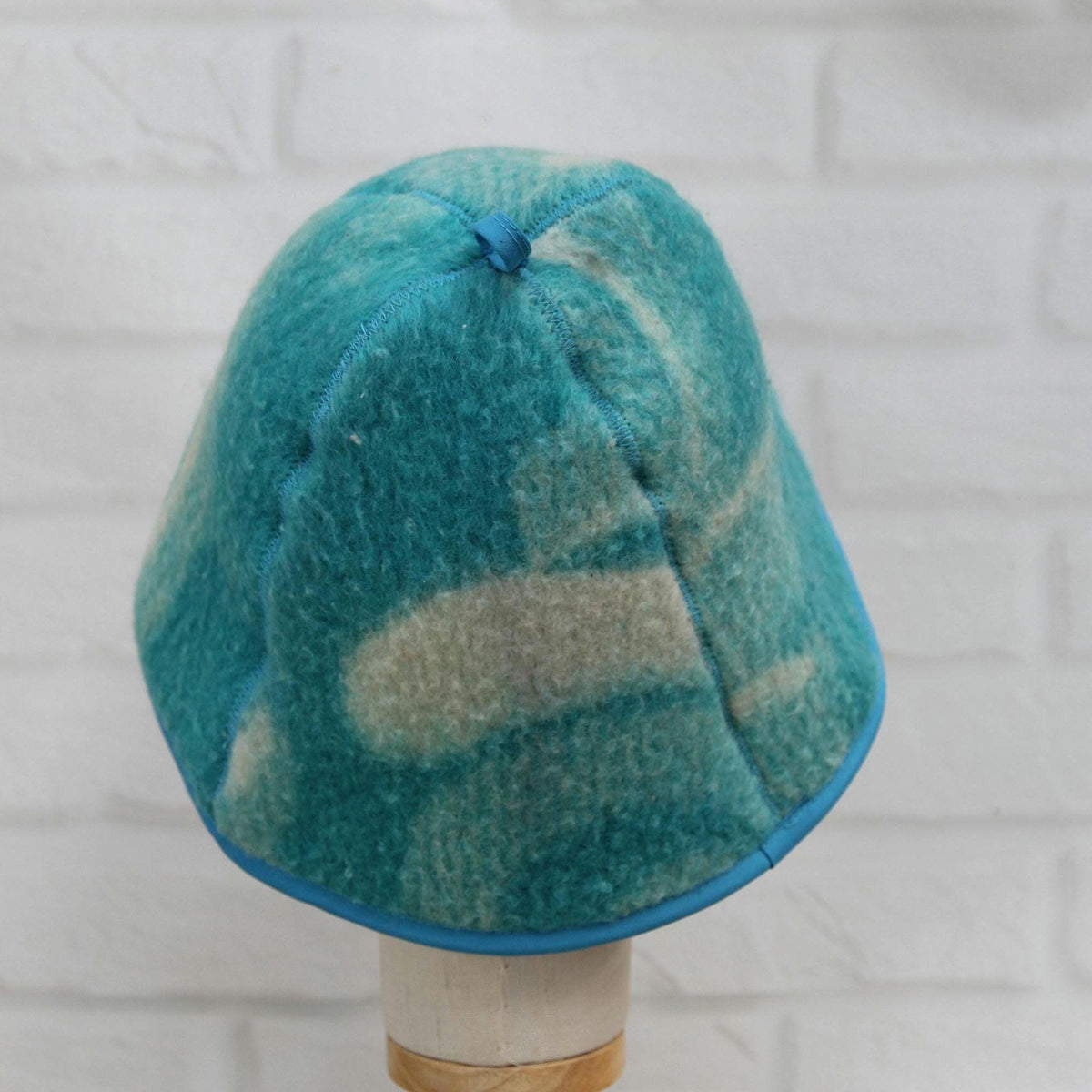 Upcycled Wool Sauna Hat, Handcrafted Eco-Friendly Bathing Cap, Cottagecore Boho Accessories