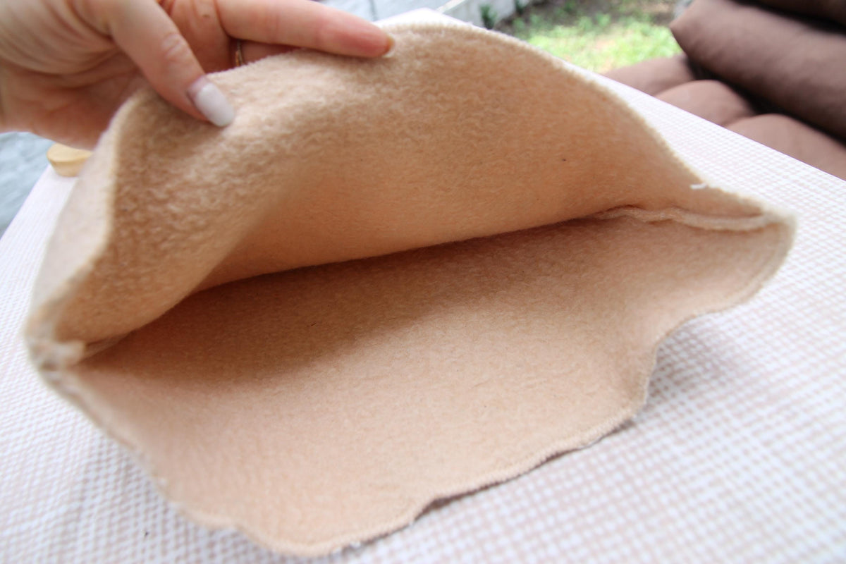 Upcycled Wool Cat Ear Sauna Hat, Minimalist Banya Bathing Cap, Eco-Friendly Spa Accessory