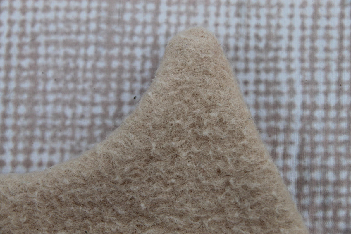 Upcycled Wool Cat Ear Sauna Hat, Minimalist Banya Bathing Cap, Eco-Friendly Spa Accessory
