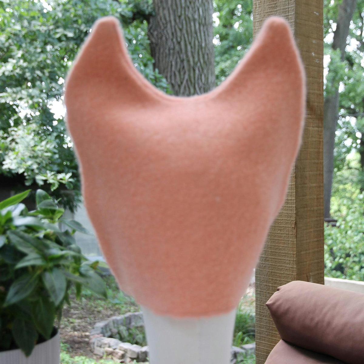 Upcycled Wool Cat Ear Sauna Hat, Felted Banya Bath Cap, Eco-Friendly Spa Accessory