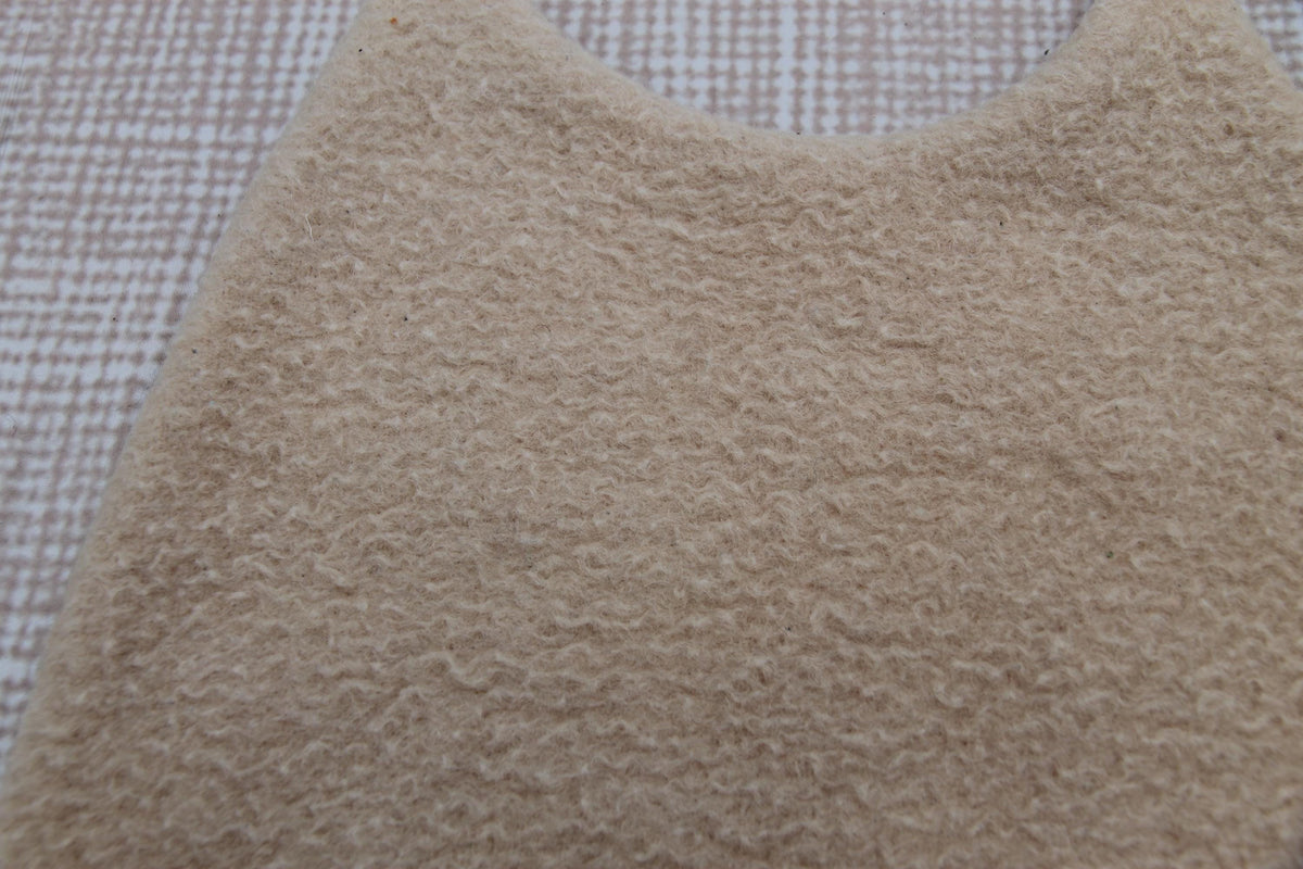 Upcycled Wool Cat Ear Sauna Hat, Minimalist Banya Bathing Cap, Eco-Friendly Spa Accessory