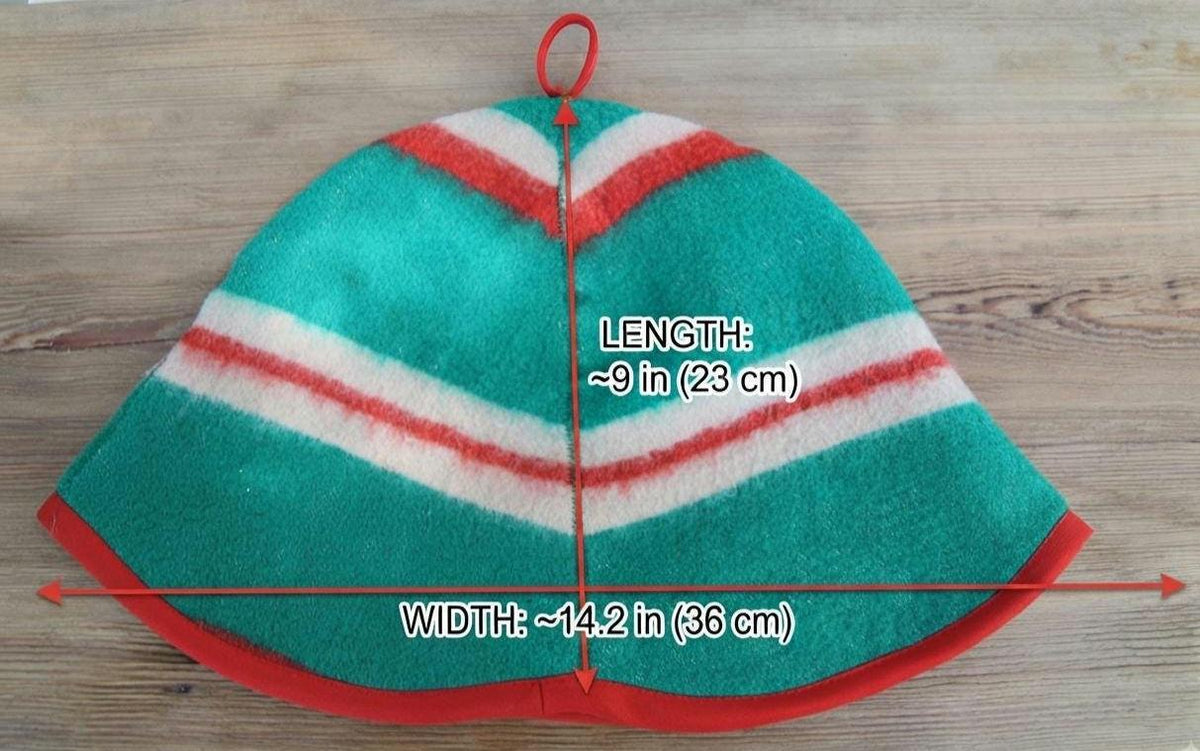 Wool Sauna Hat, Handmade Reversible Bath Hat from Vintage Blanket, Felted Sauna Cap, Unique Spa Accessory,Gift for Sauna Lover,wool bath hat