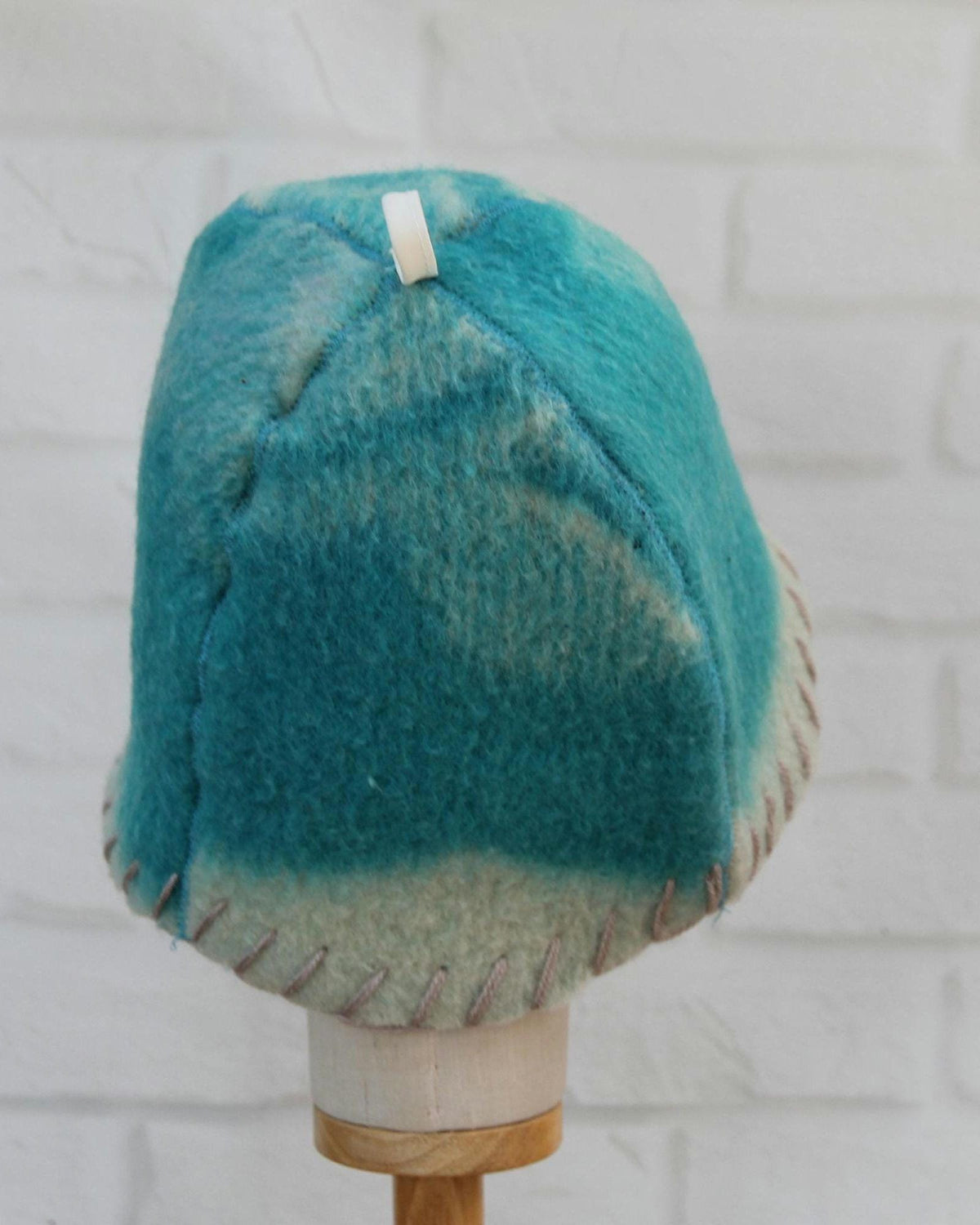 Sauna hat wool,green banya hat,sauna accessories,sauna cap,custom sauna hat,flower wool sauna hat,felt sauna hat,bucket hat,double-sided hat
