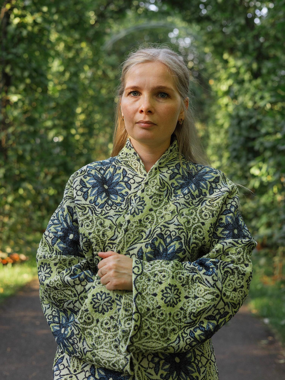 Handmade Vintage Tapestry Cardigan, Upcycled Floral Duster Coat, Oversized Boho Outerwear