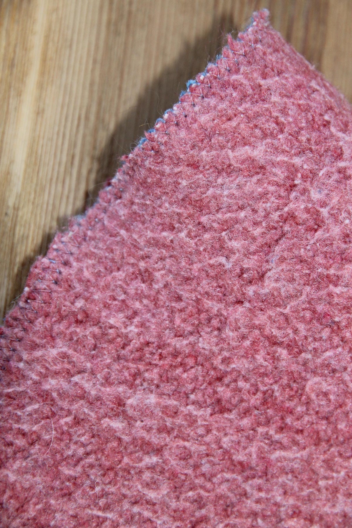 Reversible Wool Sauna Hat, Pink and Blue Felted Banya Cap 2 in 1, Natural Sheep Wool Steam Room Accessories, Spa Head Cover, Gift for Her
